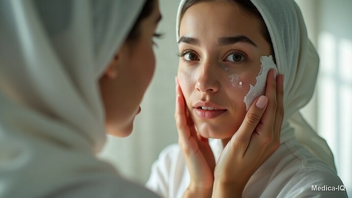 Illustration: facial acne