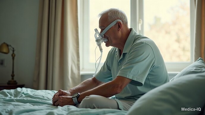 وێنە: زەخمی فشاری ماسکی CPAP