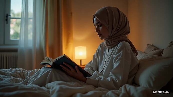 صورة توضيحية: النوم مبكرًا