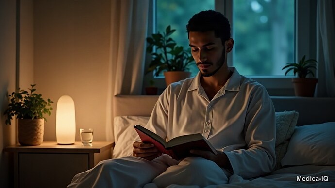 صورة توضيحية: أشياء تساعد على النوم