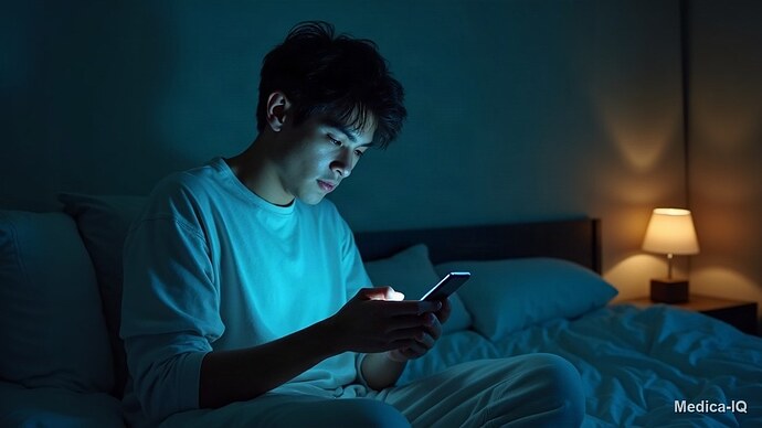وێنە: کاریگەری ڕووناکی مۆبایل لەسەر میتابۆلیزم