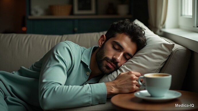 وێنە: خەوی کورت دوای قاوە