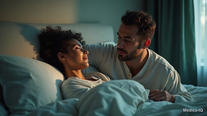 صورة توضيحية: التأوه أثناء النوم