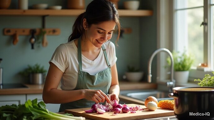 وێنە: ڕێچکەی خواردنی پیاز