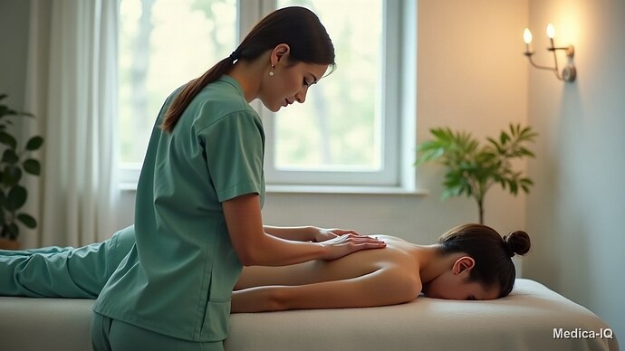 Illustration: shiatsu therapy