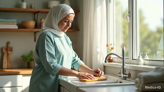 صورة توضيحية: كيف نتخلص من البكتيريا التي تحفل منازلنا