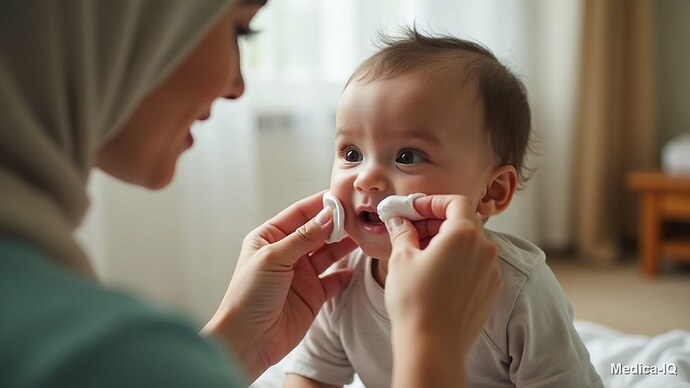 صورة توضيحية: اسباب انسداد القناة الدمعية للرضع