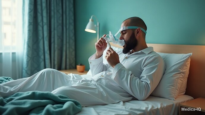 وێنە: پارچەکانی ئامێری CPAP