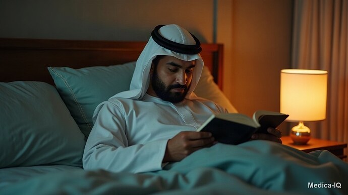 صورة توضيحية: القراءة والنوم
