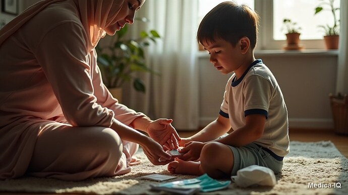 تصویر: کمک‌های اولیه برای کودک